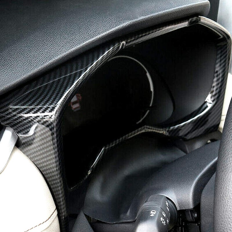 Tocatus for 2019 2020 2021 2022 2023 2024 Toyota RAV4 Accessories ABS Carbon Fiber Dashboard Cover Center Console Dash Board Trim, 1pc - Image 2